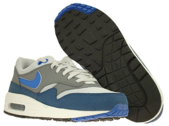 555766-040 Nike Air Max 1 Geyser Grey/Prize Blue-Cool Grey