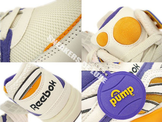 V60183 Reebok Pump Graphlite Vintage Chalk/Sandtrap/Purple