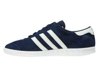 S74838 adidas Hamburg Collegiate Navy/White/Gold Metallic 