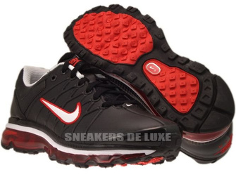 366718-015 Nike Air Max 2009+ Black/White Challenge Red