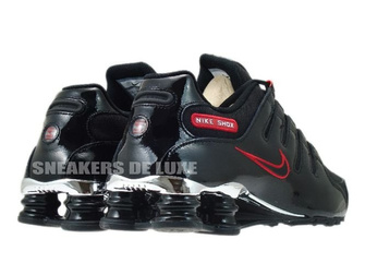 325201-025 Nike Shox NZ EU Black/Black-Sport Red