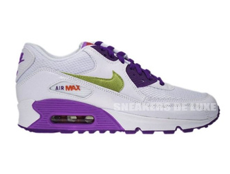 Nike Air Max 90 White/Metallic Gold Crt Purple 345017-112