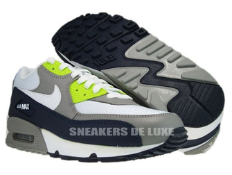 Nike Air Max 90 Obsidian/White-Medium Grey-Volt 325018-406