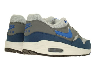 555766-040 Nike Air Max 1 Geyser Grey/Prize Blue-Cool Grey