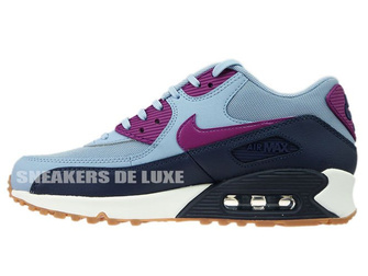 616730-403 Nike Air Max 90 Blue Grey/Bright Grape