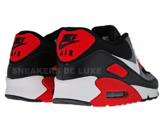 Nike Air Max 90 Black/White-Flint Grey-Hot Red 345188-001