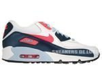 345017-117 Nike Air Max 90 White/Atomic Red-Armory Navy-Light Armory