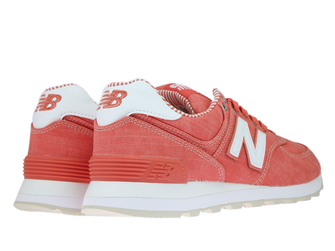 New Balance WL574CHE Beach Chambray Coral with White