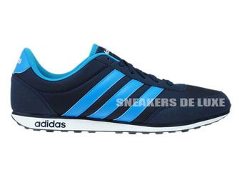 AW5053 adidas neo V Racer Collegiate Navy/Solar Blue /Footwear White