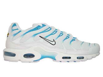 852630-105 Nike Air Max Plus TN 1 White/White-Lt Blue Fury