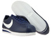 749571-414 Nike Cortez Classic Leather Midnight Navy/White