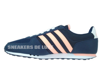 F99367 adidas NEO City Racer W collegiate navy / light flash orange s15 / ftwr white