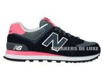 New Balance WL574CPL Black / Grey / Pink