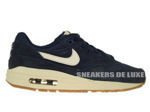 555766-404 Nike Air Max 1 Midnight Navy / Sail - Black