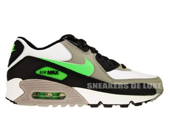 Nike Air Max 90 White/Neo Lime-Medium Grey-Black 306676-124