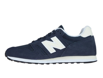 New Balance WL373NVB Navy with Yellow