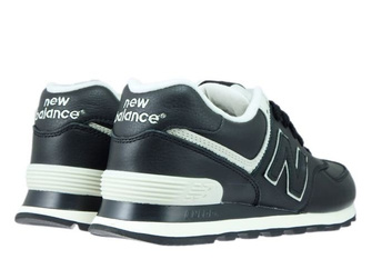 ML574LUC New Balance 574 Black Leather 