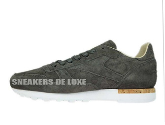 BD1903 Reebok Classic Leather LST Urban Grey/Stone/White