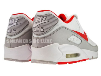 Nike Air Max 90 White/Team Orange-Neutral Grey 309299-121