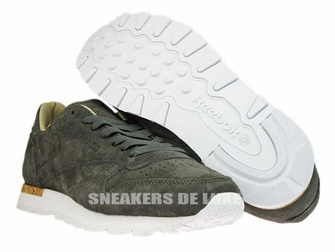 BD1903 Reebok Classic Leather LST Urban Grey/Stone/White