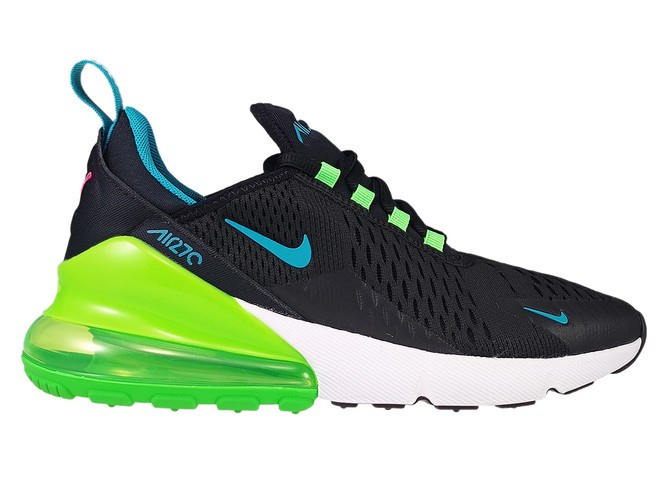 270 air max black clearance and green